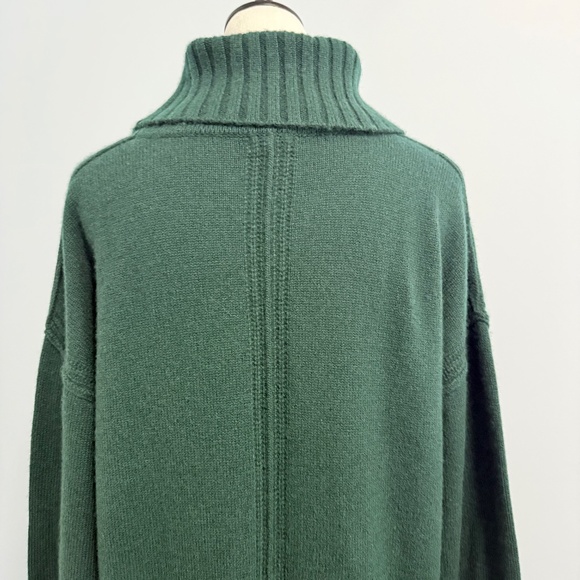 Sundance SONJA CASHMERE DRESS Evergreen Size L - Picture 5 of 9